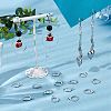 CREATCABIN 24 Pairs Brass Huggie Hoop Earring Findings DIY-CN0002-20-5