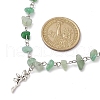 Natural Green Aventurine Chip Beads Necklaces for Women NJEW-JN04804-3