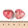 Mother's Day Gifts Dyed Natural Imperial Jasper Heart Palm Stone G-Q021-03C-3