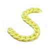 Handmade Opaque Acrylic Curb Chains X-AJEW-JB00662-08-1