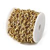 Brass Glass Rhombus Link Chains CHC-R001-05G-06-2