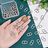 Unicraftale 50Pcs 201 Stainless Steel Connector Charms STAS-UN0052-91-4