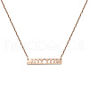 Stainless Steel Hollow Moon Phase Pendant Necklaces XR1015-4