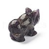 Natural Amethyst Carved Healing Rhinoceros Figurines DJEW-M008-02H-3