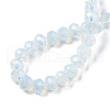 Electroplate Glass Beads Strands X-EGLA-A034-J8mm-A10-3
