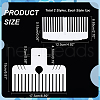   2Pcs 2 Style Plastic Bowknot Knitting Tools DIY-PH0021-49-2