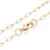 Brass Paperclip Chains MAK-S072-09B-G-2