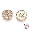 925 Sterling Silver Micro Pave Cubic Zirconia Charms STER-T004-65G-3