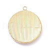 Ion Plating(IP) 304 Stainless Steel Pendants STAS-O150-06G-2