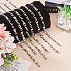 Stainless Steel Curb Chain Necklaces for Men Women NJEW-TAC0001-018-5
