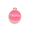 Alloy Enamel Pendants X-ENAM-S124-01B-03C-3