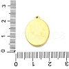 304 Stainless Steel Pendants STAS-V004-10G-02-3