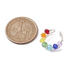 Colorful Glass Cuff Earrings EJEW-JE05699-01-5
