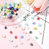 100Pcs Electroplate Glass Charms PALLOY-FZ00017-7