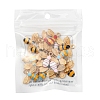 20Pcs 4 Colors Alloy Enamel Pendants ENAM-YW0001-91-6