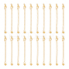 Unicraftale 20Pcs 304 Stainless Steel Chain Extender STAS-UN0060-87G-1
