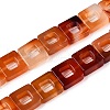 Natural Red Agate Beads Strands G-N342-102A-2