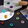 Mega Pet 180Pcs 9 Colors Transparent Resin European Beads RPDL-MP0001-02-6