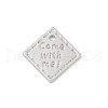 Rack Plating Alloy Pendants PALLOY-S038-04B-P-1