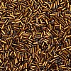Plated Glass Bugle Beads SEED-S046-01A-41-3