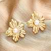 304 Stainless Steel Stud Earrings EJEW-B108-12G-1