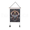 Bohemia Style Cloth Wall Hanging Tapestry HJEW-E003-01E-1
