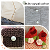   300Pcs 5 Style 1-Hole Resin Shank Buttons BUTT-PH0001-17-9