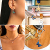  36Pcs 9 Colors Light Gold Alloy Enamel Pendants ENAM-TA0001-49-8