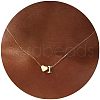 Simple Style Adjustable 316L Surgical Stainless Steel Heart and Initial Pendant Necklaces for Women WG95AEF-09-1