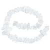 AHADERMAKER 1 Strand Electroplated Raw Rough Natural Quartz Crystal Beads Strands G-GA0001-70-8