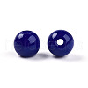 Opaque Solid Color Glass Beads GLAA-N007-6mm-A03-2