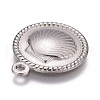 Non-Tarnish 304 Stainless Steel Pendants STAS-H119-09P-3