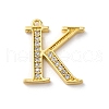 Rack Plating Brass Micro Pave Cubic Zirconia Pendant KK-H449-76G-05-1