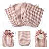 Cloth Tartan Gift Candy Drawstring Bags ST-CJ0003-01A-3