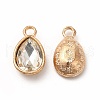 Faceted Glass Rhinestone Pendants GLAA-I051-A02-1