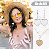 AHADERMAKER 90Pcs 3 Colors Zinc Alloy Pendants FIND-GA0004-25-6