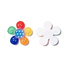 Acrylic Cabochons Suitable for Hair Pins MACR-I038-07-3