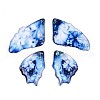 Transparent Epoxy Resin Pendants RESI-T057-32B-1