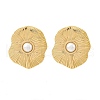 304 Stainless Steel Stud Earrings EJEW-B108-10G-4