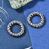 Skull Ring 316 Surgical Stainless Steel Hoop Nose Rings EJEW-G416-19B-AS-2