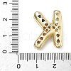 Brass Micro Pave Cubic Zirconia Pendants KK-Z108-02G-K-3