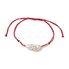 Adjustable Nylon Cord Braided Beads Bracelets BJEW-MZ00170-01-2