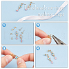 ARRICRAFT 30Pcs Brass Stud Earring Findings and 30Pcs Earring Backs Sets KK-AR0001-91G-NR-5