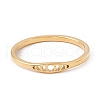 201 Stainless Steel Moon Phase Finger Ring for Women RJEW-A006-06G-1-1