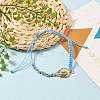 Adjustable Nylon Thread Braided Bead Bracelets BJEW-JB05545-03-5