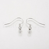 Brass Earring Hooks with Bead Charms X-KK-Q362-P-NF-2