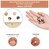 ARRICRAFT 120Pcs 4 Sizes Natural Red Netstone & Zebra Jasper Bead & Pink Zebra Jasper Bead G-AR0003-98-2