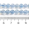 Natural Aquamarine Beads Strands G-P342-10-6mm-B-2