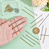 Unicraftale 20Pcs 2 Styles 304 Stainless Steel Chain Extender STAS-UN0060-90-4