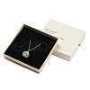 Square Cardboard Paper Jewelry Box CON-D014-02C-02-3